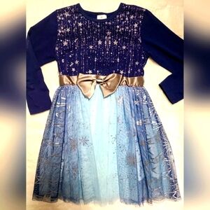 Blue Christmas Dress